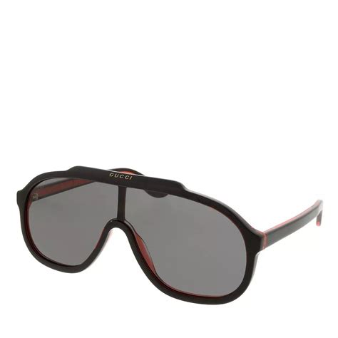 Gucci GG1038S 99 Grey & Black Sunglasses .